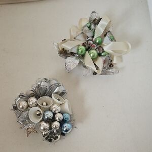 Vintage Holiday Corsages sold as a lot.